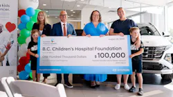 Hyundai Hope on Wheels hosts Canadian Handprint Ceremony with $350,000 donation to help kids fight cancer