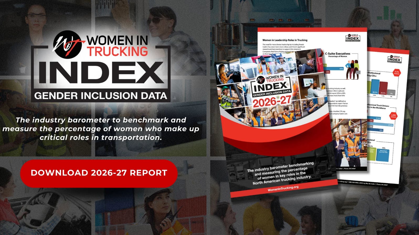 Women In Trucking 2026-27 WIT Index tracks women in trucking workforce roles
