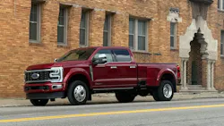 Ford F-450 Platinum Ruby Red