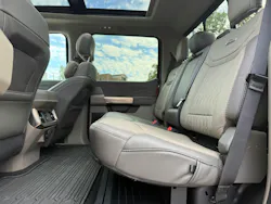 F-450 back seat legroom
