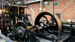 Factory steam engine