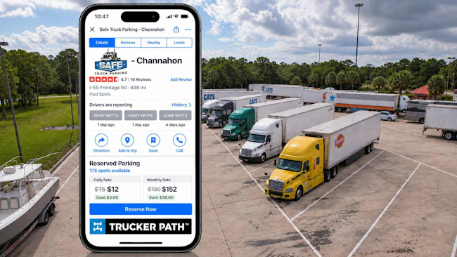 Trucker Path adds 5,750 truck parking spaces across 25 locations