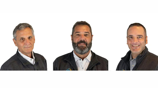 Left to right: Ron Sanders, Gary Mott, and Richard Mallek.
