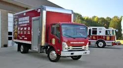 Isuzu donates New N-SERIES NRR Truck to South Greenville Fire District