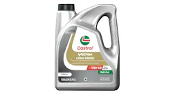 Castrol Vecton 15W-40 oil supports diesel, natural gas, and gasoline commercial truck engines