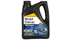 ExxonMobil Mobil Delvac 1300 Super diesel engine oil extends drain intervals and protects truck engines