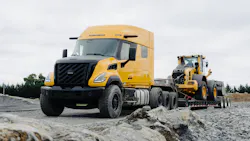 This VNX, affectionately dubbed 'the Bumble Bee,' represents the obvious connection between Volvo's construction equipment expertise and its vocational trucks.