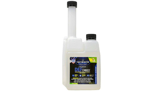 Hot Shot&rsquo;s Secret Premium DEFender helps prevent diesel exhaust fluid crystallization in trucks