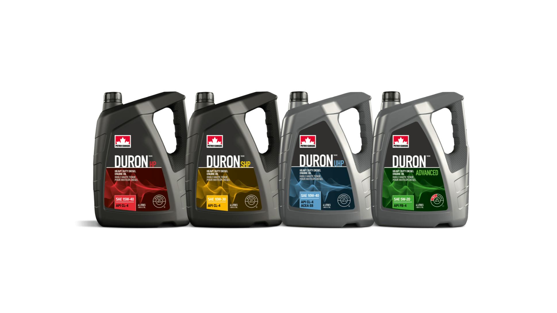 Petro-Canada Duron heavy-duty diesel engine oils target PC-12 standards, fuel economy, and engine durability