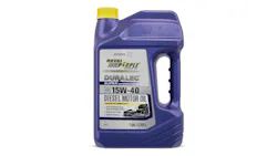 Royal Purple Duralec Super Diesel Oil protects heavy-duty diesel engines and emissions systems