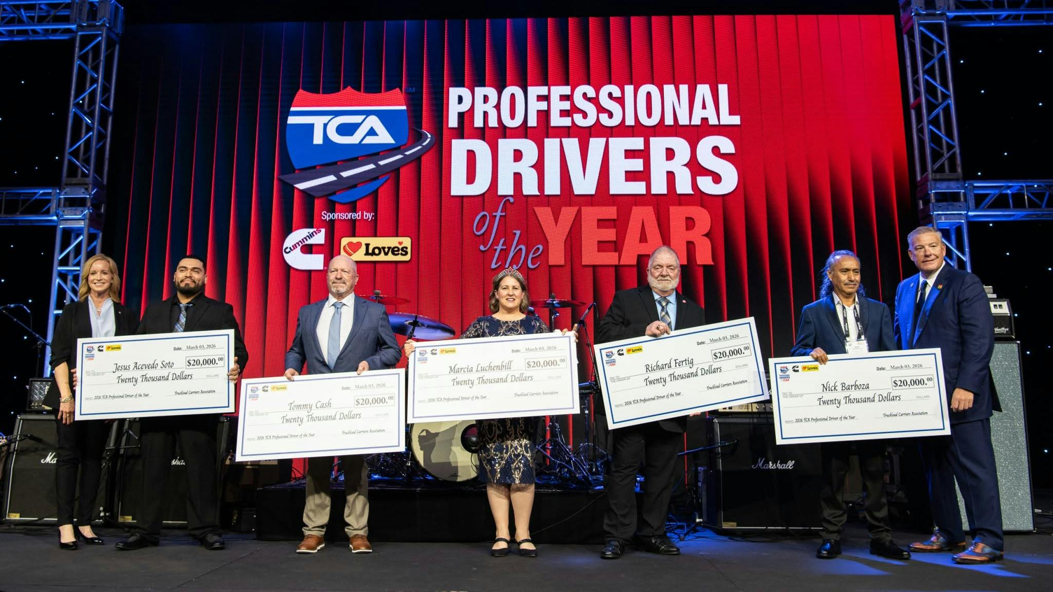 2026 Professional Drivers of the Year