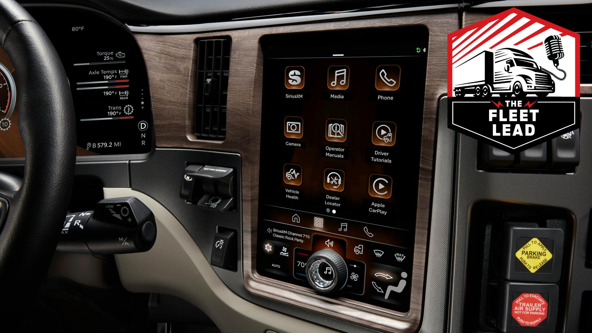 Peterbilt digital display
