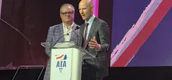Hodgen introduces new ATA President and CEO Mark Colson.